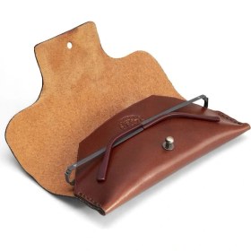 Resim Ca-Leather Hakiki Deriden El Yapımı Klasik Gözlük Kılıfı 