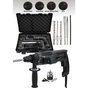 Resim SCHUTZENGER Extra Güçlü 4200W Probakır Sargı Kırıcı Delici Darbeli Hilti Matkap 5 Adet Uç Metal Şanzuman Ssch-1kırcı 