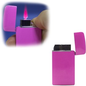 Resim Erzi Metal Pembe Alevli Çakmak 