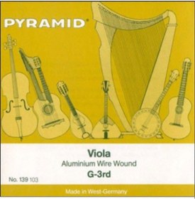 Resim Pyramid 139 101 Profesyonel Viola Tel Seti 