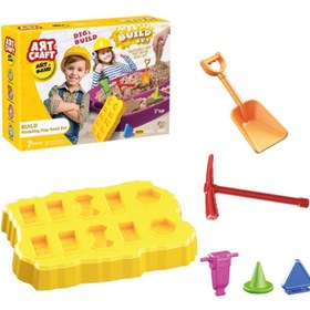 Resim Nessiworld 03949 Artsand Construction Sand Set 600 gr -Fentoys 