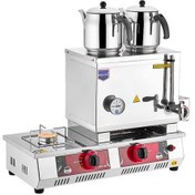 Resim 30 Model 2 Demlikli Doğalgazlı Ce + Elektrikli Çay Ocağı 24 Lt 