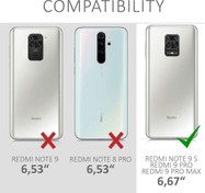 Resim Xiaomi Redmi Note 9S Kılıf Kamera Lens Korumalı Kenarları Renkli Gold Arkası Şeffaf Silikon Teknomoda