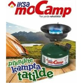 Resim Gaman Taşınabilir Ocak Mocamp Pratik Kamp Ocağı Piknik Tüpü Metal Sibop Devrilmez Tasarım 