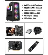 Resim RAMTECH EcoGaming V30 Ryzen 5 5500 | Gtx 1050ti 4Gb | 16Gb Ram | 500Gb M2 Nvme Masaüstü Gaming Bilgisayar 
