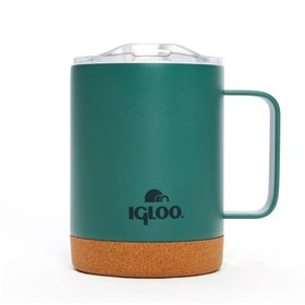 Resim Çelik Mug Termos - Igloo - Cork - 350ml - Yeşil - 205696 