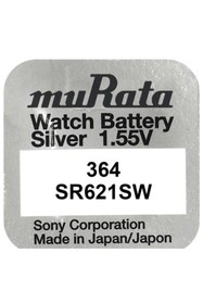 Resim MURATA 364 Sr 621 Sw Saat Pili 10 Adet 