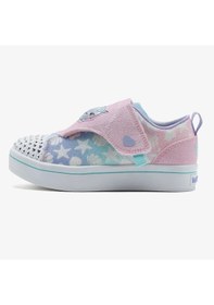 Resim Skechers Twi-lites-twinkle Pets Kids Light Sneaker Cırt Cırtlı Işıklı Sesli Çocuk Ayakkabısı Pembe Pembe 