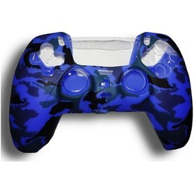Resim Ps5 Controller Kamuflaj Seri Koruyucu Silikon Kılıf Model-12 