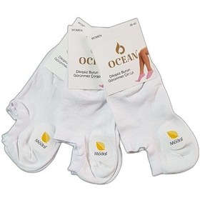 Resim 3'Lü Ocean Kadın Yazlık Sneaker Görünmez Çorap 