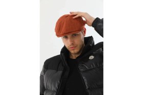Resim Erkek Kasket Peaky Blinders Kaşe Kumaş Şapka Kasket 