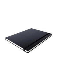 Resim 3051 Venzi Sert Kapak 192 Sayfa, 70 Gsm,19x25 Cm, Çizgili Siyah Defter 