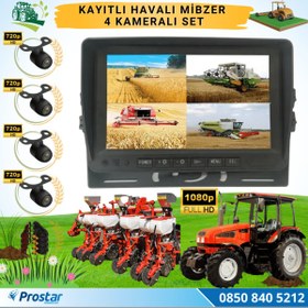 Resim Navistar Kayıtlı Ahd Mibzer Havalı Tohum Makinesi 4 Kameralı 7 Inç Monitörlü 720p Araç Seti 