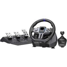 Resim M90 V2 Pro Titreşimli Ps4-ps3-pc Xbox Series X/s One X/s Uyumlu Yarış Oyun Direksiyon Seti 