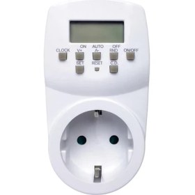 Resim Ayt Horoz Timer-2 Dijital Ayar Zaman Saati Prizi Rolesi Haftalık 20 Programlı Açma-Kapama 