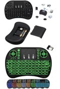 Resim Utelips Uzaktan Kumanta Tv Plus Kablosuz Mini Klavye Android Tv Pc Laptop Için Akıllı Klavye Mouse Cihazı 
