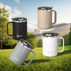 Resim 304 Paslanmaz Çelik Yalıtımlı Kupa, Çift Duvarlı Vakumlu Kahve Bardağı, Taşınabilir Çay Su Şişesi, BPA PVC BPS İçermez, Sevgililer Günü, Kadınlar Günü, Anneler Günü, Bağımsızlık Günü Hediyeleri İçin İdeal 