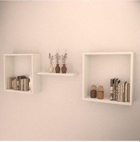 Resim Rafkestir Vienza Duvar Raf Seti Beyaz ( Mat ) 