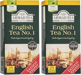 Resim AHMAD TEA English Tea No.1 Bardk Poşt Çay 25li 50g (2 paketi) 