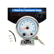 Resim Willowhaven 1 Adet Araç Devir Saati Mavi Led 3.75in 0-8000 Rpm 4/6/8 Silindir 12v Benzinli Araçlar 