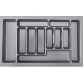 Resim ShopyTime 74,5 x 48,5 cm Çekmece İçi Kaşıklık Gri (68,5 x 40 Cm'e Kadar Kesilebilir) 