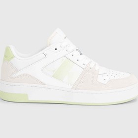 Resim Calvin Klein Beyaz Kadın Süet Sneaker YW0YW0144602U 
