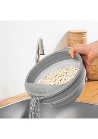 Resim Porsima S-00113 Katlanabilir Süzgeç Mikser Karıştırma Kabı Seti 