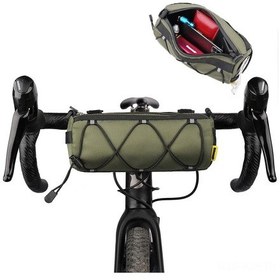 Resim Jeehugo Rhinowalk 2.4l Asker Yeşili Bisiklet Arabalar İçin Hafif Polyester Çember Gövde Arabalama Çantası 160g, 24.5x10cm, Ayarlanabilir Askı Yeşil 