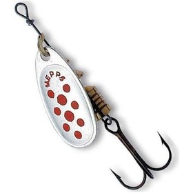 Resim Mepps Comet Beyaz Kırmızı No:3 7g Döner Olta Kaşığı 