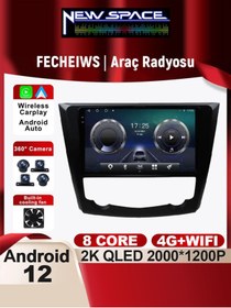 Resim NEWSPACE RENAULT KADJAR ANDROİD 8GB RAM 128GB ROM 8 ÇEKİRDEK CARPLAY MULTİMEDYA 