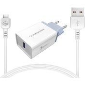 Resim Sprange T30 18 W 3A Type-C USB-A Başlık Data ve Şarj USB Kablosu 