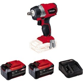 Resim Einhell TE-CW 18 Lİ BL Akülü Şarjlı Somun Sıkma Kömürsüz + 2*5.2 Ah Plus Starter Kit 
