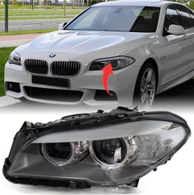 Resim BMW F10 LCI 2014 Sonrası Far (Sağ, LED Bi-Xenon) 
