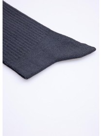 Resim Tudors Unisex Çizgili Kolej Füme Tenis Çorabı-28755 - Erkek Füme 