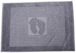 Resim Özdilek 2 Adet Ayak Havlusu Winter Havlu Koyu Gri Renk 