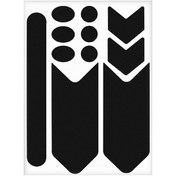 Resim Homyl Bisiklet Çerçevesi Koruyucu Etiket Bant Kapak Siyah 