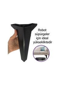 Resim 4 Adet Serdivan 20 Cm Siyah Lüx Mobilya Kanepe Sehpa Ünite Koltuk Ayağı Baza Ayak 
