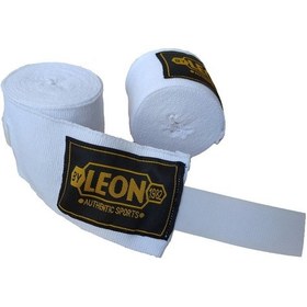 Resim Leon Boks, Kickbox, Muay Thai El Bandajı 4,5 Metre Beyaz (473432394) 