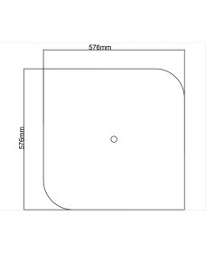 Resim Motifpiyer Lamba Tavan Göbeği-54-Kare-Dik-Oval-56 x 56 cm-2 Adet 
