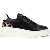 Resim Tamer Tanca Kadın Vegan Siyah Sneakers & Spor Ayakkabı 1009 118 Bn Ayk Y25 Sıyah Cılt Siyah 