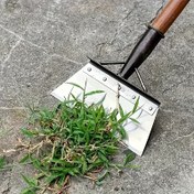 Resim Paslanmaz Çelik Çok Fonksiyonlu Bahçe Çekiç - Ergonomik Saplı El Gücüyle Çimlenme ve Bahçe Bakımı Aracı, Yabancı Otları Çıkarmak ve Toprak Gevşetmek İçin Dayanıklı, Dış Mekan Bahçe Bakımı Aracı, Şık Metalik Bitiş, Sağlam İnşaat 