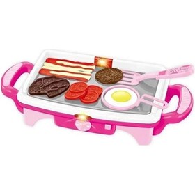Resim Işıklı Aksesuarlı Teppenyaki Izgara Pembe 