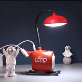 Resim hediyeconcepti Led Masa Lambası Karikatür Usb Uçak Göz Koruması Için Çalışma Masa Işığı 