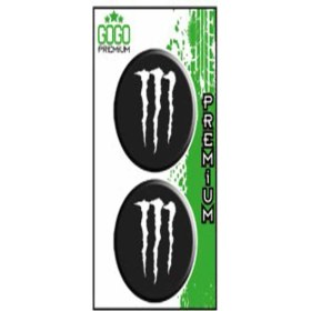 Resim Monster 4 (2.4x2.4 Cm) Üçlü Damla Etiket 