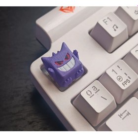 Resim Gengar Özel Tasarım Keycap Mekanik Klavyeler İçin 