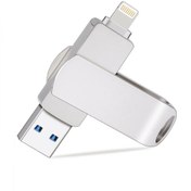 Resim Mettzchrom 64gb Otg Iphone Usb Lightning Bellek Usb Usb 3.0 Iphone 14 Serileri Ve Alt Serilere Uyumlu 