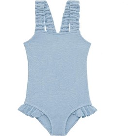 Resim Sand Wave Smocked Swimsuit - Pure Blue / 2-3Y 