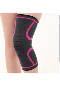 Resim Spor Diz Brace Streç Sıcak Naylon Örgü Brace Açık Bisiklet Dağ Brace Büyük 