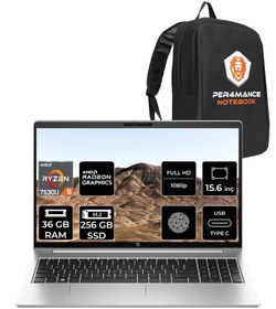 Resim HP ProBook 455 G10 R5 7530U 36GB RAM 256GB SSD 15.6'' FHD FDOS Dizüstü Bilgisayar & PER4 ÇANTA 