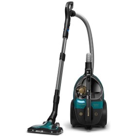 Resim Philips Led Başlıklı Torbasız Süpürge XB9185 + DST7040 Toz Torbasız Süpürge / Buharlı Ütü Set 